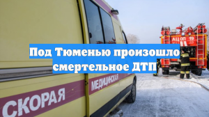 Под Тюменью произошло смертельное ДТП