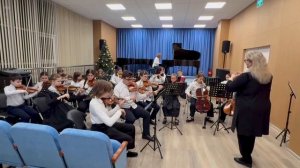 Ф. Грубер. Тихая ночь. Исп. Детский струнный оркестр. Руководитель Мария Прокопьева.