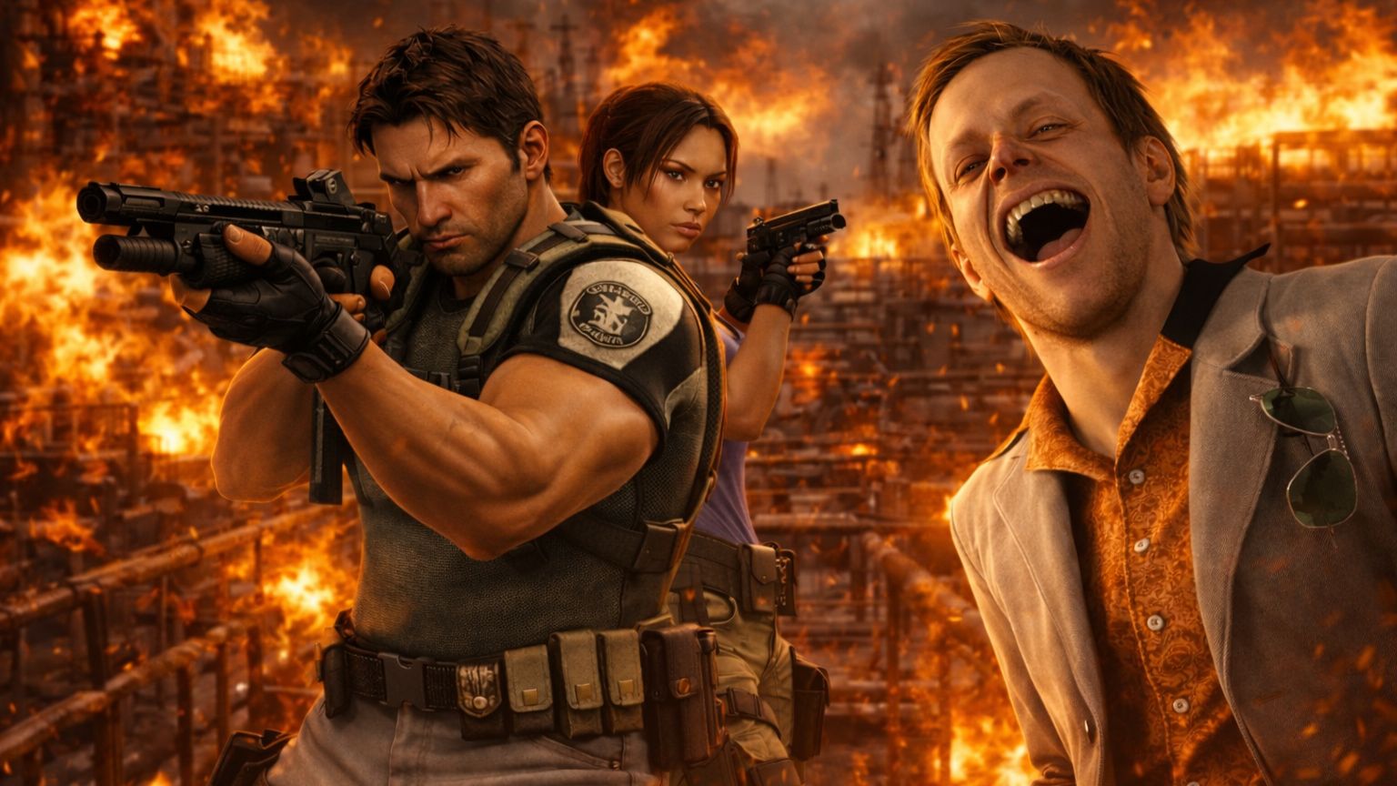 Resident Evil 5 — Прохождение №6| Глава 3-2| Место казни и Подлый Ирвинг