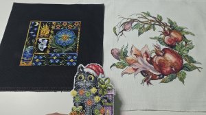 033. Вышивальные итоги декабря. Финиши года и планы на январь.