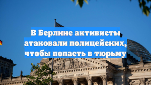 Левые активисты атаковали полицейских Берлина пиротехникой в рамках протеста