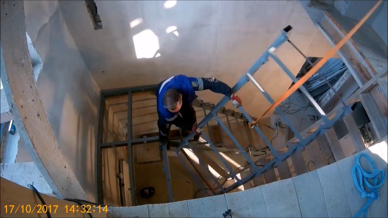 Металлические лестницы. Ломаный косоур и закрытый каркас , плюс Отзыв заказчика смотреть онлайн