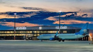 Аэропорт Саратова приостанавливал работу на пять минут