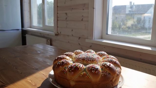 Кулич «Ромашка».  Рецепт внутри. Подписался? Читай, смотри! смотреть онлайн