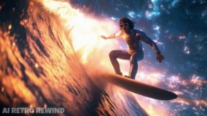 Перемотка в 60-е: серфинг в будущем | Научно-фантастическое путешествие с ИИ в 60-е.