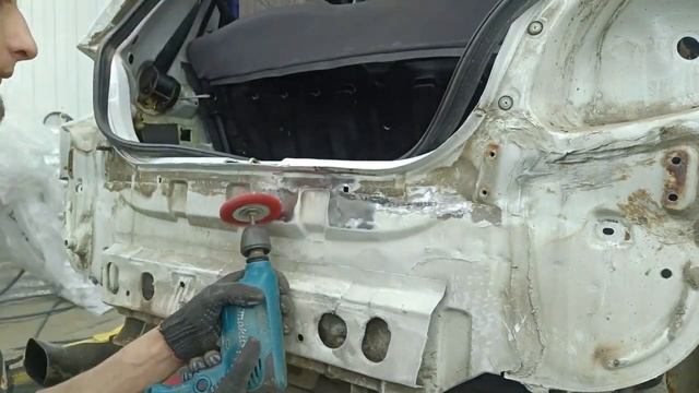 Жестяные работы или как поправить "панель задка" смотреть онлайн