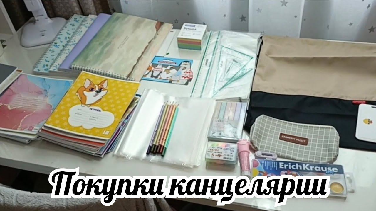 Канцелярские покупки. Back to school. смотреть онлайн