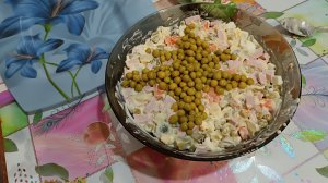 Готовим салат Оливье 🥣🎇