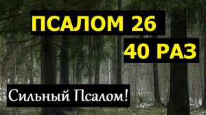 ПСАЛОМ 26 - 40 РАЗ