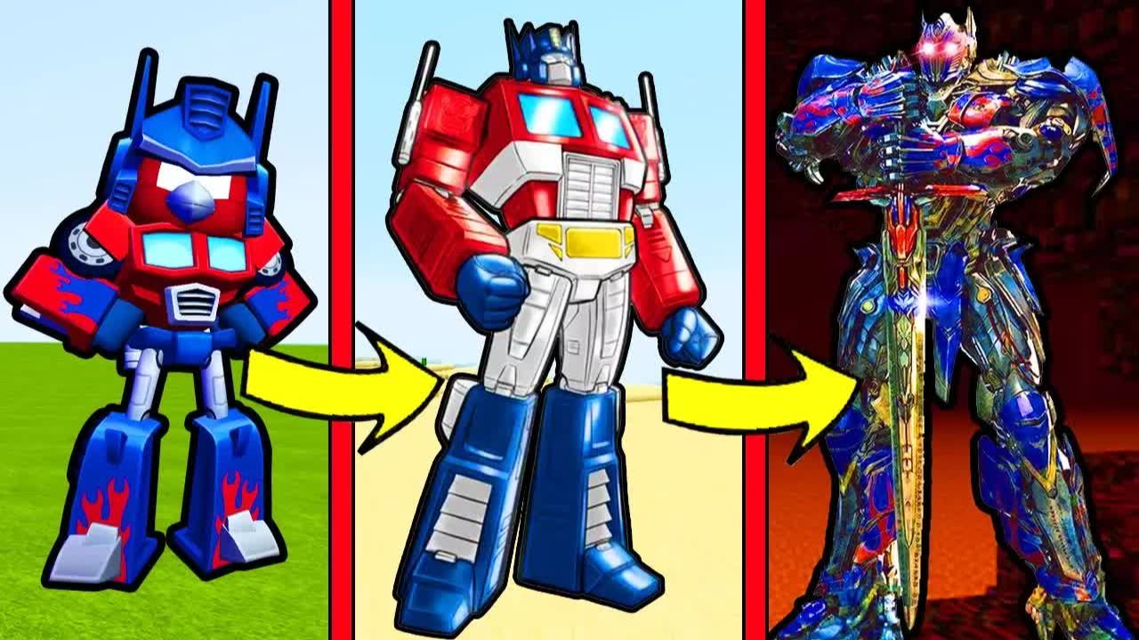 КАК МЕНЯЛСЯ ОПТИМУС ПРАЙМ И ЕГО ЖИЗНЕННЫЙ ЦИКЛ В МАЙНКРАФТ ~ ЭВОЛЮЦИЯ И ТРОЛЛИНГ MINECRAFT ROBOT смотреть онлайн