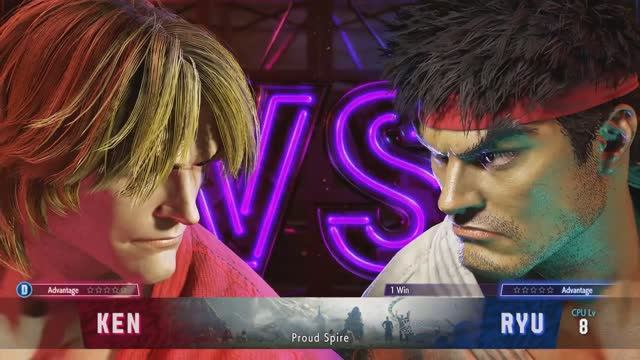 Street Fighter 6 Кен против Рю (Жесточайший бой) - смотреть онлайн