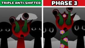INCREDIBOX SPRUNKI🎵 TRIPLE ANTI-SHIFTED🌀💀: ФАЗА 2 VS ФАЗА 3⚡️💥 КТО СИЛЬНЕЕ?💪🤯