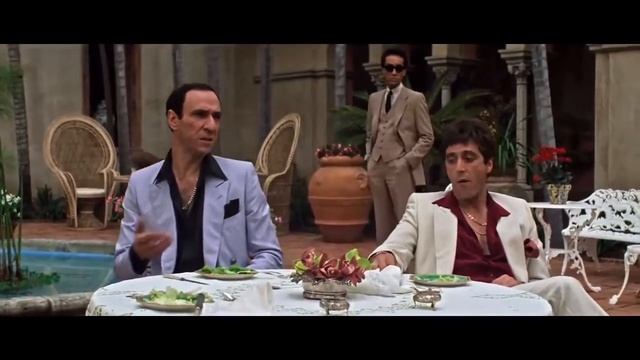 Тони Монтана ведет переговоры/ Лицо со шрамом 1983/ Scarface смотреть онлайн