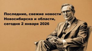 Последние, свежие новости и события Новосибирска и области, сегодня 2 января 2026