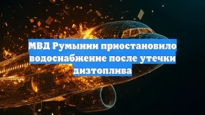 МВД Румынии приостановило водоснабжение после утечки дизтоплива