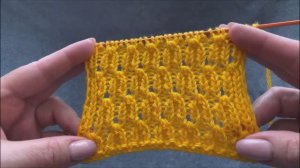 🧶УЗОР НА ОСНОВЕ РЕЗИНКИ 1Х1💜