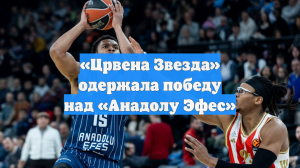«Црвена Звезда» одержала победу над «Анадолу Эфес»