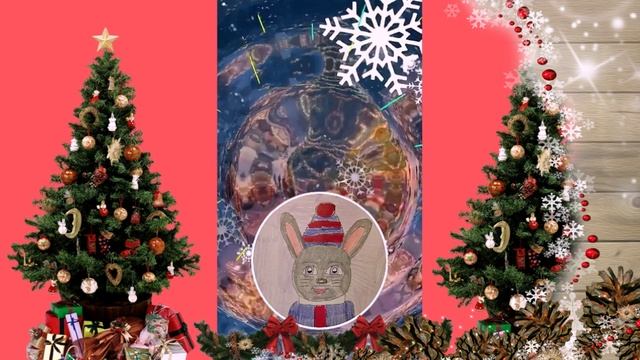 Новогодний видео фильм из моих рисунков с пожеланиями ! смотреть онлайн