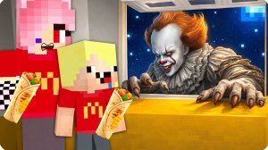 🌯НОЧНАЯ СМЕНА в ШАУРМЕЧНОЙ в МАЙНКРАФТ! НУБИК ЛЕСКА