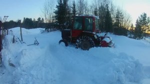 Трактор Т-25 после морозов -37 и 2х месячного простоя.