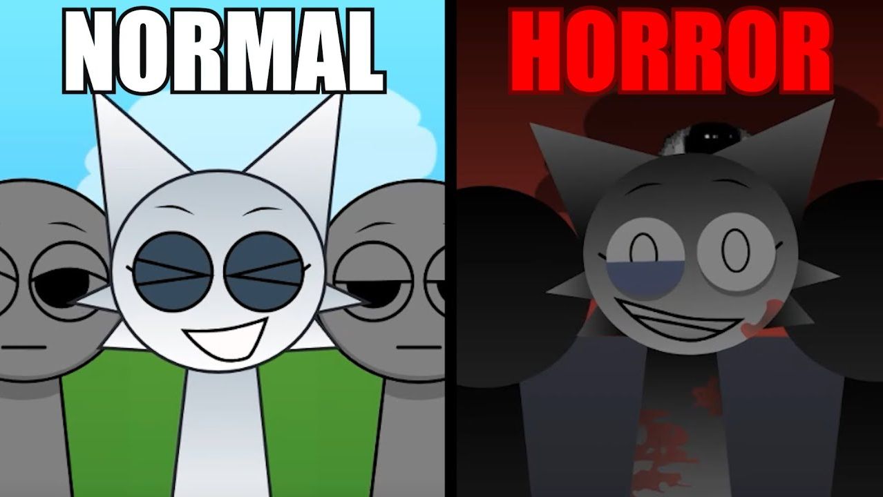 Нормальная VS Страшной Версии в Incredibox Sprunkly смотреть онлайн