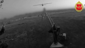 Боевая работа расчета БПЛА «Орлан-10» ГрВ «Центр»