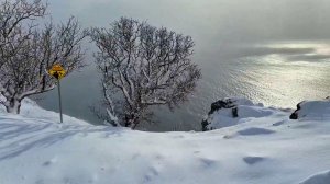 Ялта сегодня — море снега! Огромные сугробы завалили ЮБК. Крым декабрь 2025