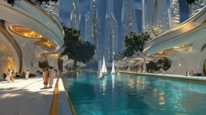 ВИДЕНИЕ БУДУЩЕГО Город будущего 3500. Научно-фантастический  фильм созданный ИИ