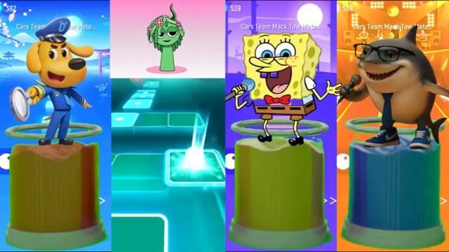 Игровой процесс Tiles Hop 🎧 Непрерывный музыкальный микс смотреть онлайн