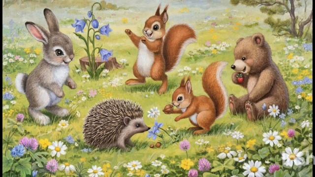 Аудиосказка о цветочной поляне