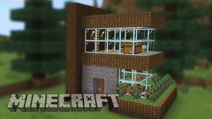 Как Построить Красивый Дом в Minecraft. Крутые постройки майнкрафт. #майнкрафт #minecraft #майн