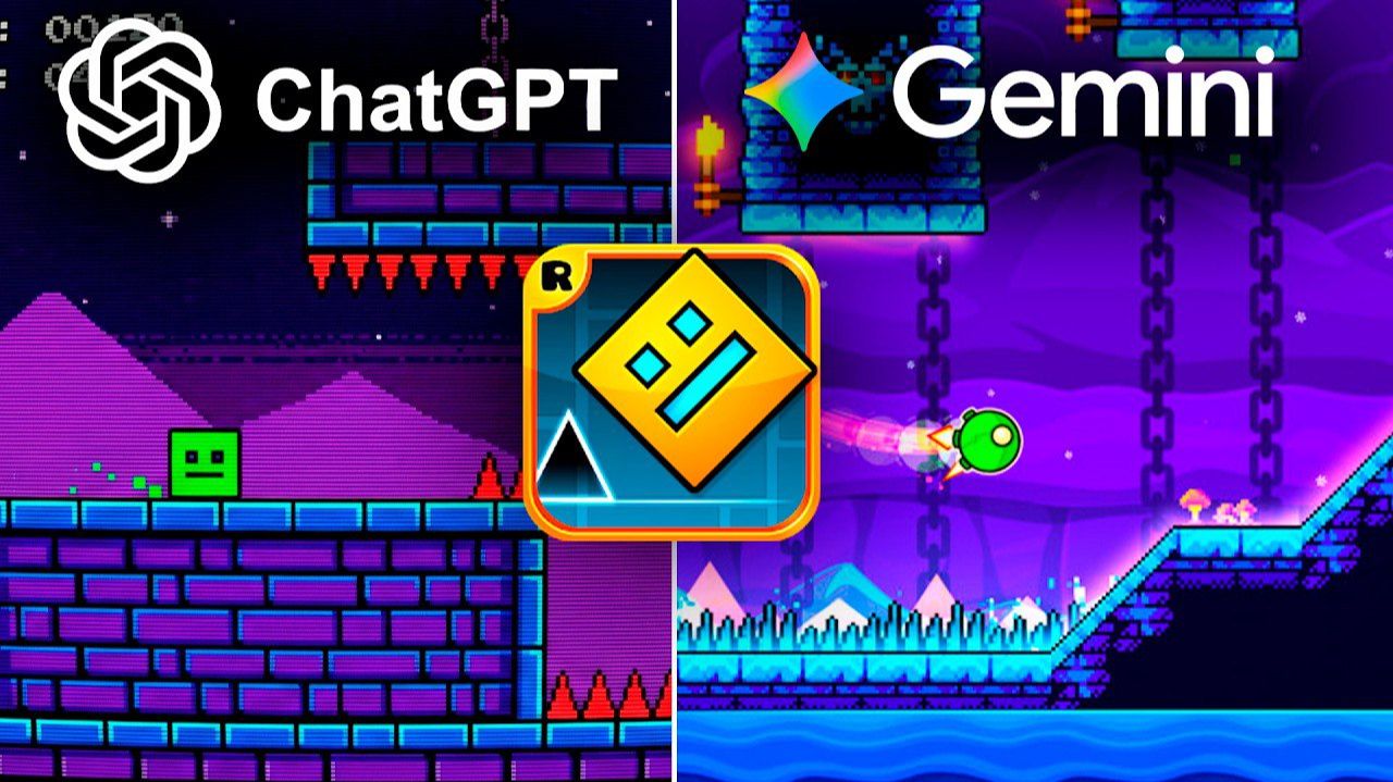 ChatGPT VS Gemini: Geometry Dash с нуля смотреть онлайн