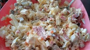 Вкусный салат ! 🥗Из того что было !