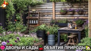 Дворы и сады 🍒 идеи оформления дачи в объятиях природы 🏡 (11) 🦤