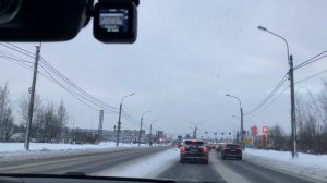 2 января на дорогах мало машин.