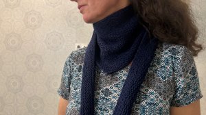 Вязаный бактус спицами