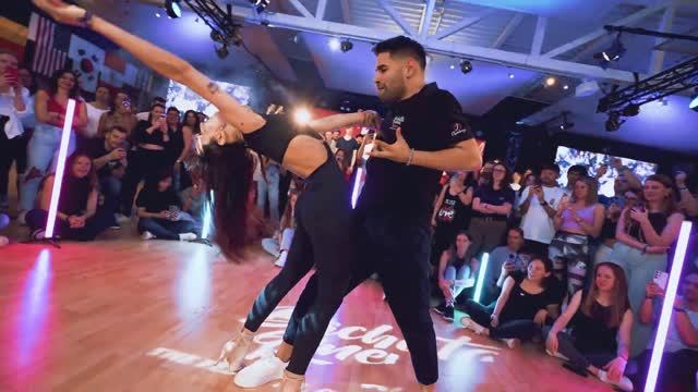 MARCO Y SARA  CHARLES LUIS APRETAITO GENEVA 2025 Бачата Bachata Sensual LadyStyle Footwork MenStyle смотреть онлайн