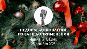 Спикерская Новогоднего марафона АНЗ Ирина Б, 
г. Елец, 28.12.2025