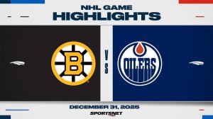 01.01.2026 | ОБЗОР МАТЧА | Эдмонтон Ойлерз - Бостон Брюинз | Highlights