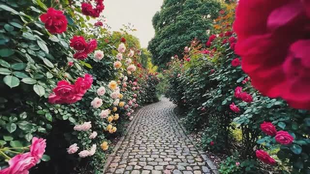 ИДЕАЛЬНЫЙ РОЗОВЫЙ САД, СОЗДАННЫЙ ДЛЯ МИРА И БАЛАНСА смотреть онлайн