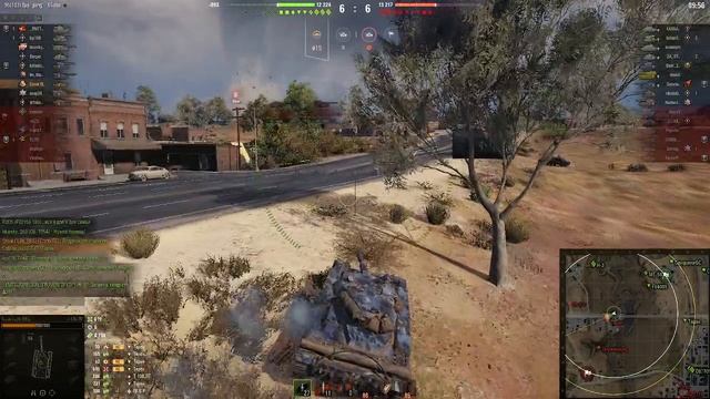 Нестандартная позиция на карте для насвета урона.7к засвета