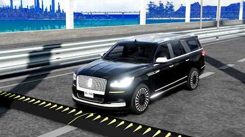 Массивная авария с использованием шипованной ленты и столкновения автомобилей – BeamNG/Drive смотреть онлайн