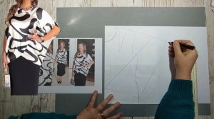 Моделирование. Блуза для полненьких. Выкройка № 1920.