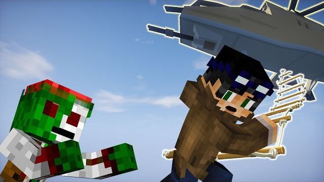 ГОВОРЯЩИЙ ЗОМБИ ПРИЗВАЛ АРМИЮ. ДЕНЬ 22 - ЗОМБИ АПОКАЛИПСИС В МАЙНКРАФТ | Линч смотреть онлайн