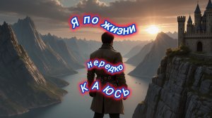 Нейро музыка "Я по жизни нередко КАЮСЬ" на стихи поэта Владимира К. #стихи#нейро#музыка