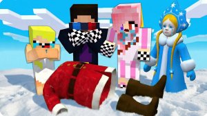 😟ЧТО СЛУЧИЛОСЬ с ДЕДОМ МОРОЗОМ в МАЙНКРАФТ НУБИК