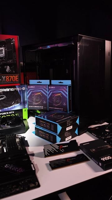 Мощная сборка ПК: AMD 9950X3D и RTX 5070 Ti в Lian Li O11 Vision смотреть онлайн