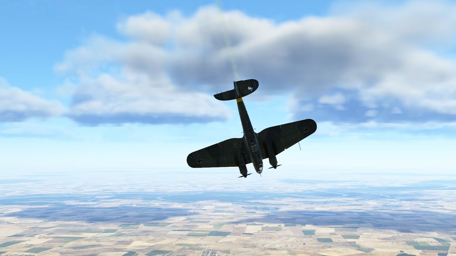 Hurricane против He111