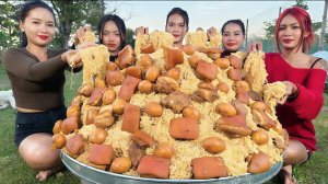 Изумительный рецепт приготовления свинины, тушеной с яйцом и лапшой, по-деревенски. Кухня Азии