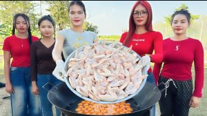 Изумительный рецепт приготовления куриного крылышка со свежим яйцом в моей деревне